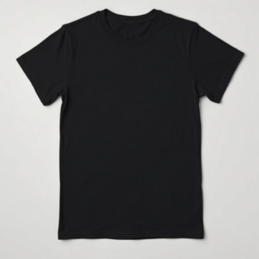 Black t-shirt with slogan "I am AI, But Not GOD"